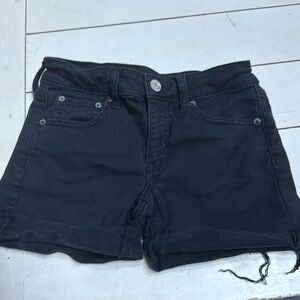 American Eagle 🦅Black Next Level Stretch Shorts Size 0